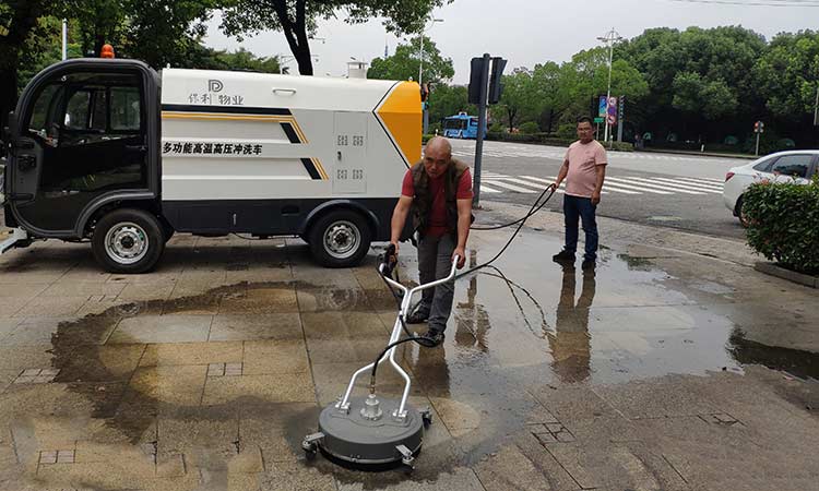 多功能高溫高壓沖洗車(chē)手推清洗盤(pán)