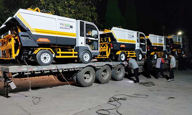 人行道純電動垃圾清運(yùn)車