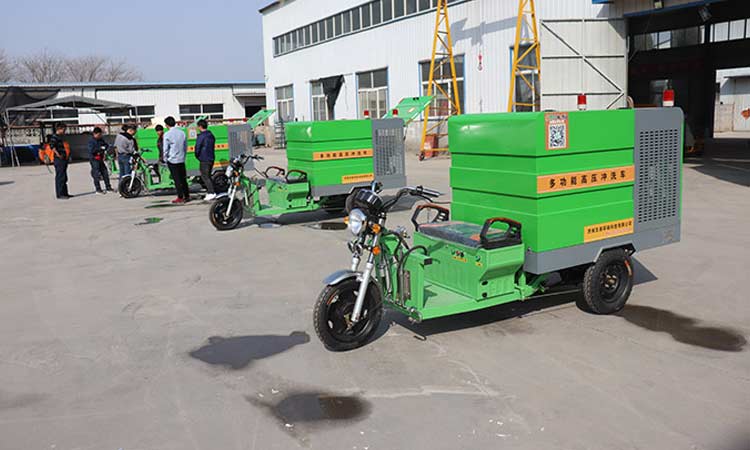 電動(dòng)高壓清洗車發(fā)往新城環(huán)衛(wèi)