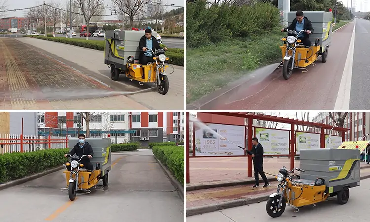 純電動(dòng)高壓清洗車(chē)BY-C7-L工作模式