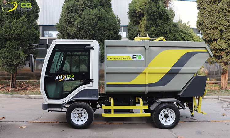 掛桶式垃圾清運(yùn)車小區(qū)，景區(qū)，鄉(xiāng)鎮(zhèn)垃圾桶清潔清理方便快捷