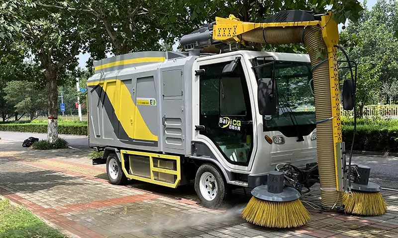 純電動(dòng)掃地車(chē)，城市人行道清潔新寵！