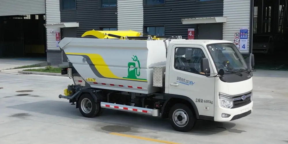 新能源后裝式垃圾車，純電動垃圾車，電動垃圾車，小型垃圾車