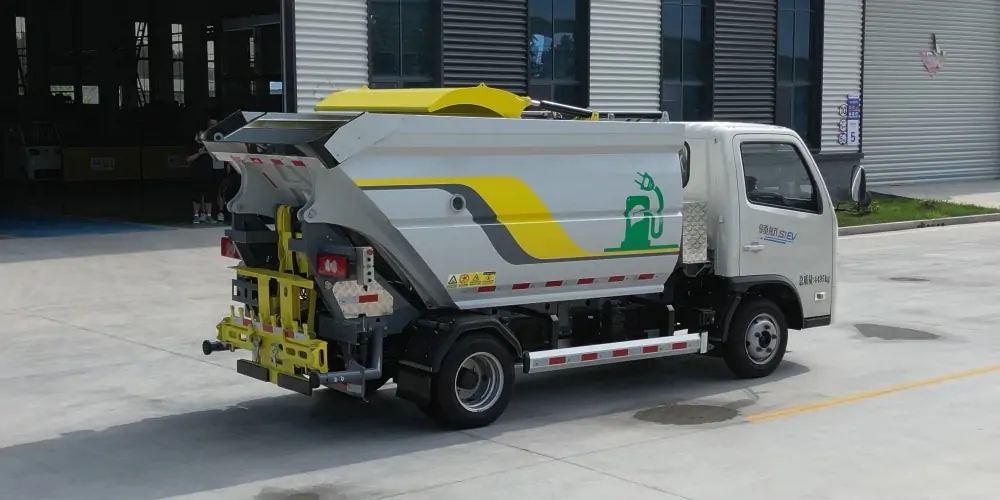 新能源后裝式垃圾車，純電動垃圾車，電動垃圾車，小型垃圾車