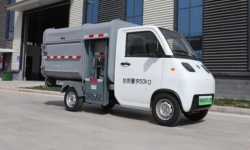 新能源自裝卸垃圾清運車：靈活、時尚、實用的新型垃圾清運裝備