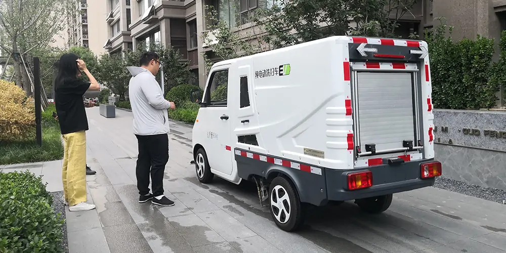 新能源洗掃車_小型洗掃車_洗掃車_純電動洗掃車